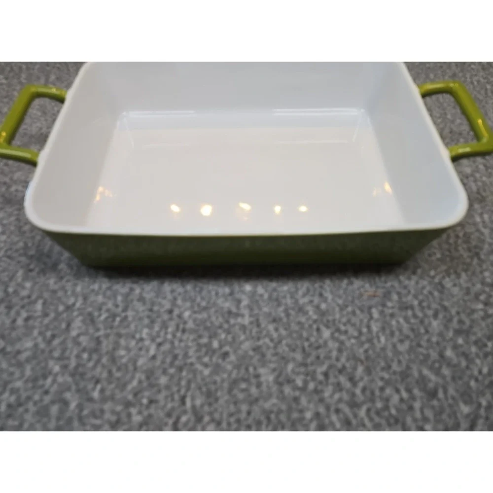 Crate & Barrel Stoneware Dish 9x12